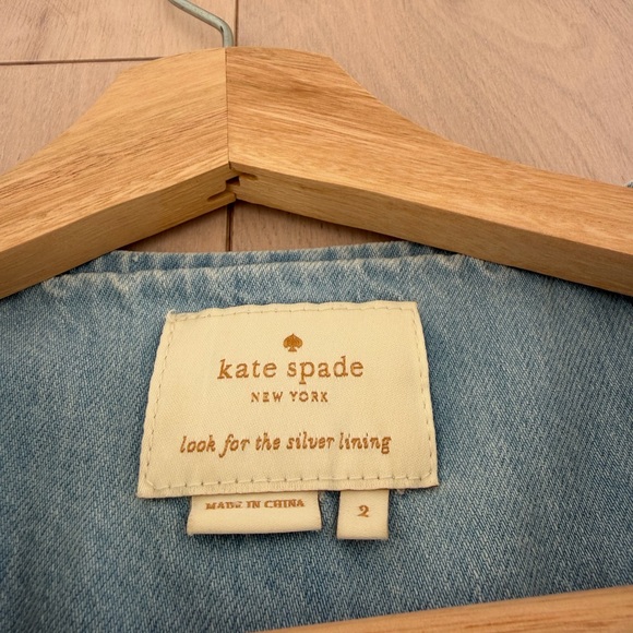 [Kate Spade] Blue and Cream Denim Dress - Picture 3 of 13